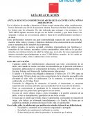 GUÍA DE ACTUACIÓN ANTE LA DENUNCIA O SOSPECHA DE ABUSO SEXUAL CONTRA NIÑA, NIÑO O ADOLESCENTE