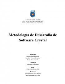Metodología de Desarrollo de Software Crystal - Informes - Abraham Briones
