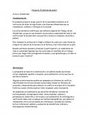 Proyecto: El sentido del sentir Actos y efemérides