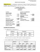 Presupuesto maestro Compañía Villa Gourmet