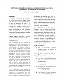 DETERMINACION DE LA ACELERACION DE LA GRAVEDAD, Y DE LA CONSTANTE ELASTICA DE UN RESORTE