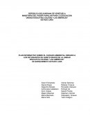 PLAN INFORMATIVO SOBRE EL CUIDADO AMBIENTAL DIRIGIDO A LOS ESTUDIANTES DE QUINTO GRADO DE LA UNIDAD EDUCATIVA COLEGIO “LAS AMÉRICAS”