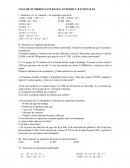 GUIA DE NUMEROS NATURALES, ENTEROS Y RACIONALES