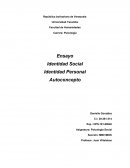 Identidad Social Identidad Personal Autoconcepto