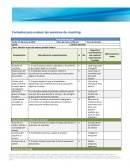 Formato para evaluar las sesión de coaching. Decisión acerca de reducir plantilla laboral