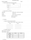 Evaluacion de lengua