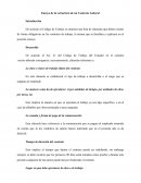 Ensayo de la estructura de un Contrato Laboral