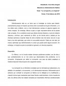 La coruppcion y su impacto