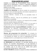 EVALUACION DE LA R.S.E