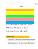 Guillermo de León Lázaro – La educación en Roma