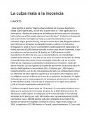 EL ABORTO. La culpa mata a la inocencia