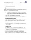 Actividad de análisis bibliográfico. El origen del lenguaje