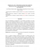 IMPORTANCIA DE LA IMPLEMENTACION DE TRATAMIENTOS BIOLOGICOS PARA LA DESCOMPOSICIÓN DE MATERIAL CONTAMINANTE