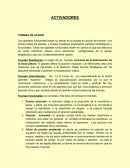 Activadores. Formas de accion