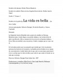 Nombre de la película: La vida es bella (La vita é bella)