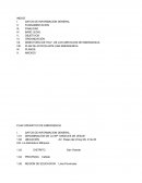 PLAN DE UNA GUARDERIA