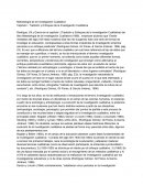 Metodología de la Investigación Cualitativa Capítulo I. Tradición y Enfoques de la Investigación Cualitativa