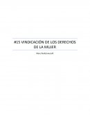 VINDICACIÓN DE LOS DERECHOS DE LA MUJER
