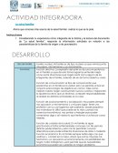 Actividad integradora La salud familiar