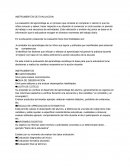 INSTRUMENTOS DE EVALUACION