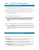 DEFINICIÓN DE ECONOMÍA (PREGUNTAS DE REPASO)