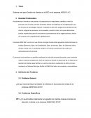 Sistema web para Gestión de clientes en la BSD en la empresa ASEM S.A.C