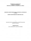 ANALISIS DE CASO Y APLICACIÓN DE LA CONCEPTUALIZACION DIAGNOSTICA BASICA