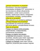 Formulacion y evaluacion de proyectos ¿Que es un proyecto?
