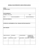 Modelo de entrevista socio-psicologica