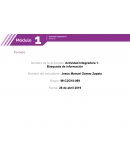 Actividad Integradora 1. Búsqueda de información