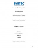 Gestión de Costos y Adquisiciones Entregable 1 – Problemas