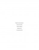 Registros del presupuesto. Finanzas Públicas