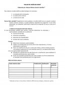 TALLER DE ANÁLISIS DOFA