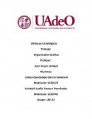 Alianzas estratégicas. Organizador gráfico