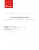 Finanzas. Gestión de Costos