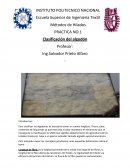 PRACTICA NO.1 Clasificación del algodón