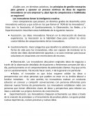 ¿Cuáles son, en términos prácticos, los principios de gestión necesarios para generar y ejecutar un proceso continuo de ideas de negocios innovadoras en una empresa?