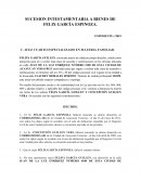 SUCESION INTESTAMENTARIA A BIENES DE FELIX GARCÍA ESPINOZA