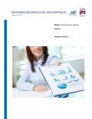 Informacion financiera basica de una empresa