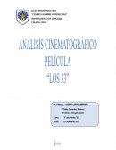 Análisis cinematográfico película "Los 33"