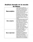 Analisis basado en la escala de Ritzer