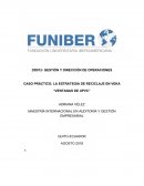 CASO PRÁCTICO: LA ESTRATEGIA DE RECICLAJE EN VEKA “VENTANAS DE UPVC”
