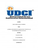 LA MÚSICA COMO MEDIO DE COMUNICACIÓN A TRAVÉS DE LAS PLATAFORMAS DIGITALES, 2012-2018