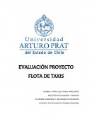 EVALUACIÓN PROYECTO FLOTA DE TAXIS