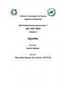 Apuntes de Administración de operaciones unidad 2