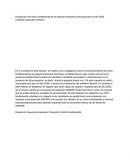 Proyección del nicho fundamental de la especie Araucaria Araucana para el año 2050