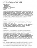EVOLUCION DE LA WEB