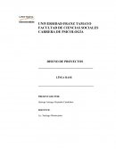 DISENO DE PROYECTOS LÍNEA BASE