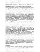 Resumen Analítico De investigación ¿Cómo entender el fenómeno religioso?