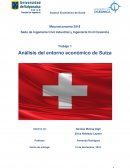 Análisis del entorno económico de Suiza